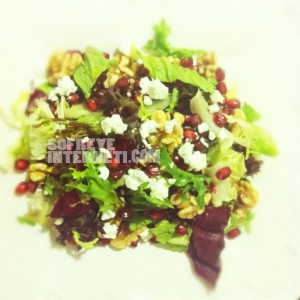 Pomegranate Salad "سالاد انار و گردو ؛ سالاد انار شب یلدا در سفره اینترنتی
