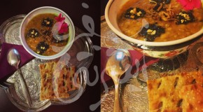 لحاف ساتن با طعم آبغوره و آش آبغوره با طعم ساتن