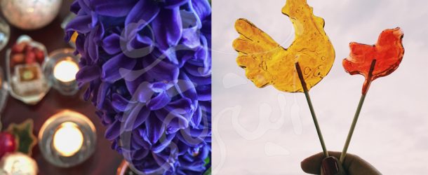آرزوی سالی به شیرینی خروس قندی و عطر سنبل